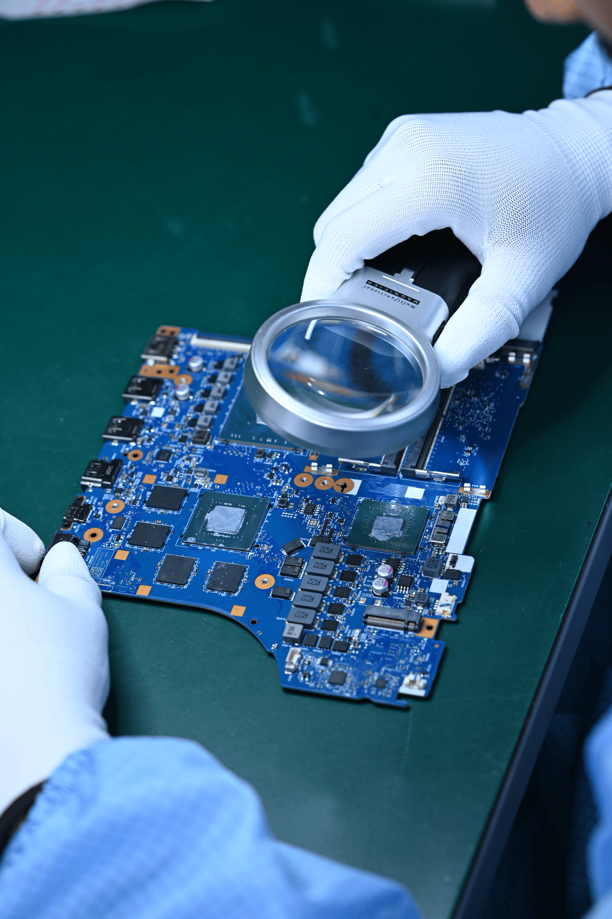 Circuit board inspection at Aforeserve facility